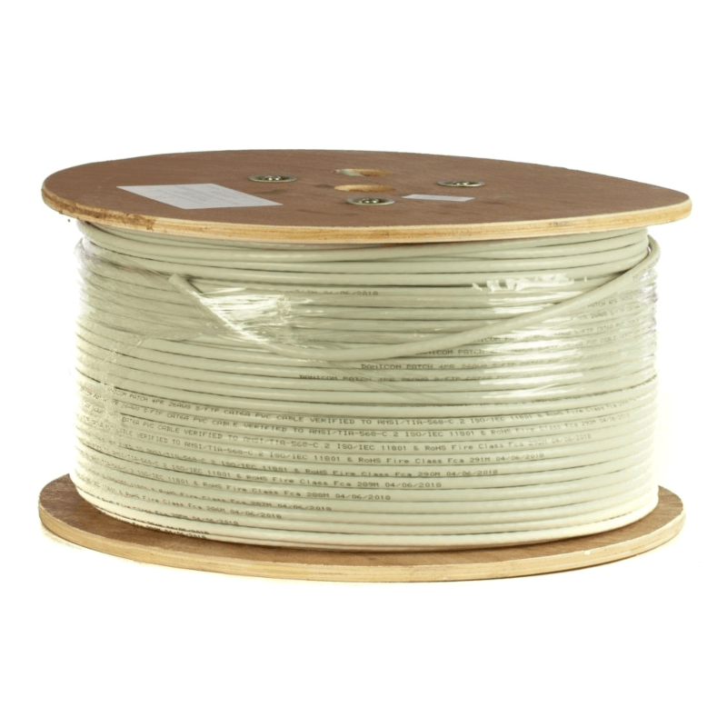 DANICOM CAT6A U/UTP 500m kabel na rolce elastyczny - PVC (Fca)