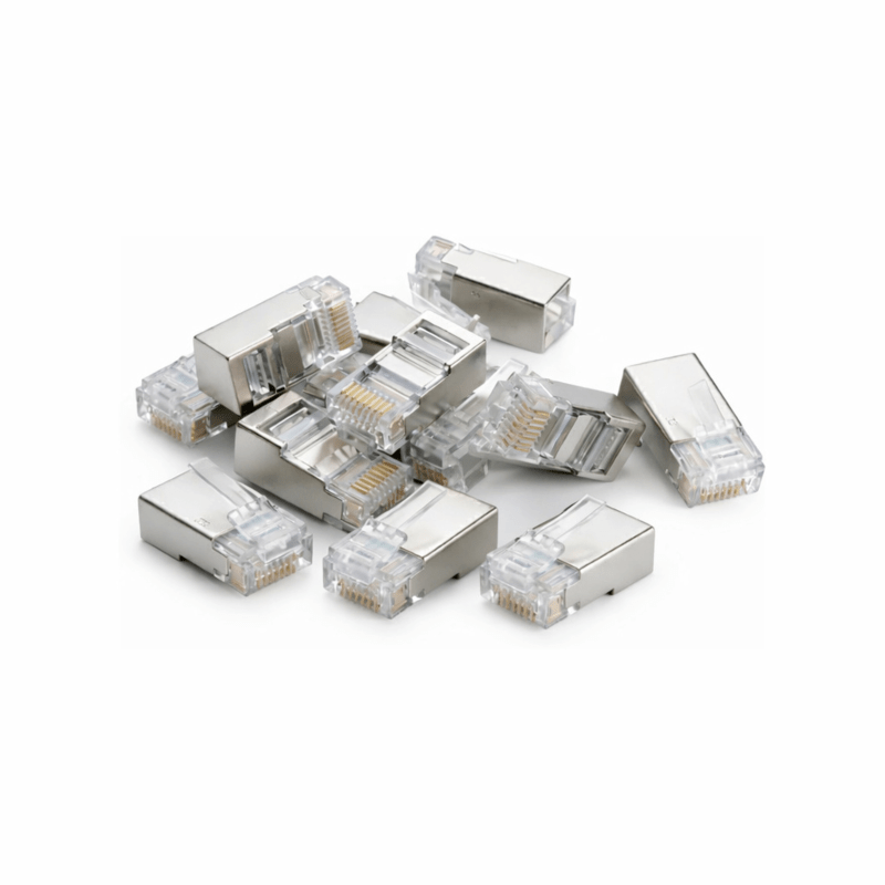 Złącze DANICOM SFTP CAT6a RJ45 - do żyły elastycznej - 10 szt.