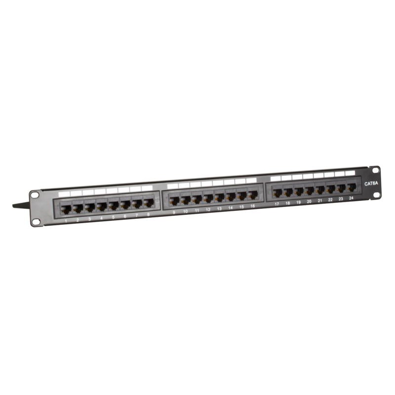 Panel krosowy UTP CAT6a - 24 porty