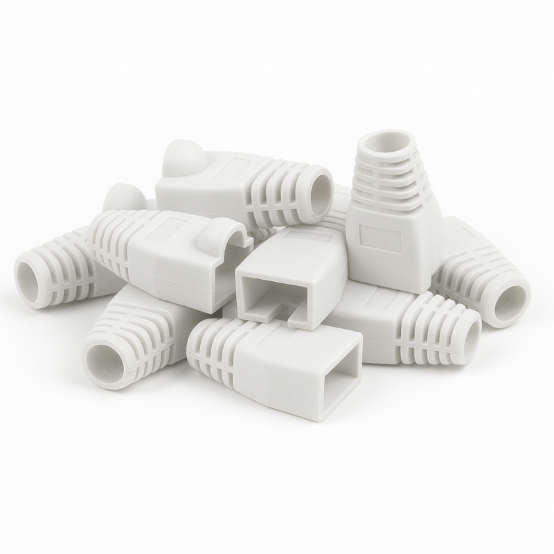 Dźwigar kablowy DANICOM RJ45 biały - 10 sztuk