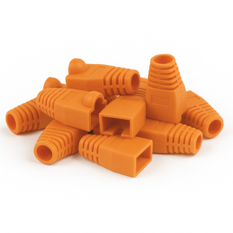DANICOM Dźwigar kablowy RJ45 pomarańczowy - 10 sztuk