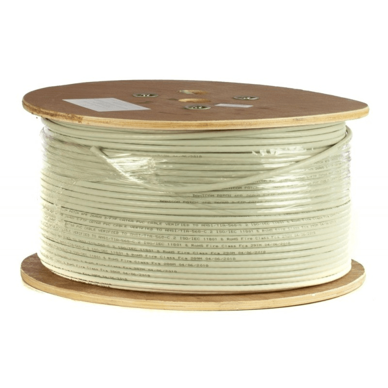 DANICOM CAT6A SFTP 305m cable on reel rigid - LSZH (B2ca)