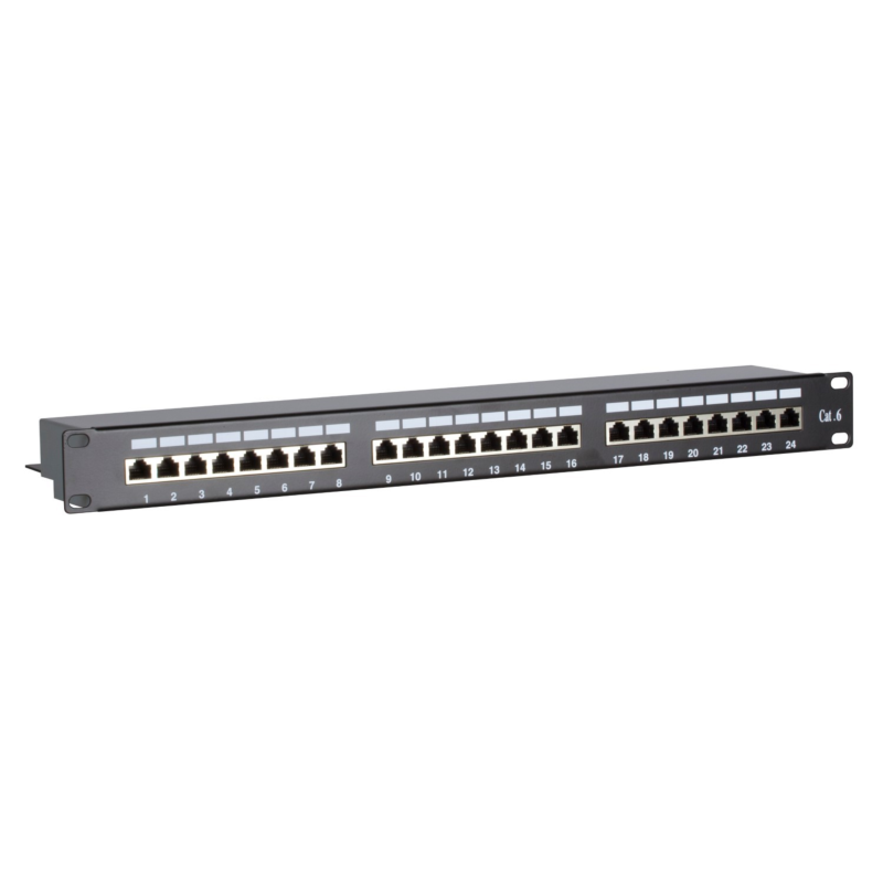 Panel krosowy FTP CAT6 - 24 porty