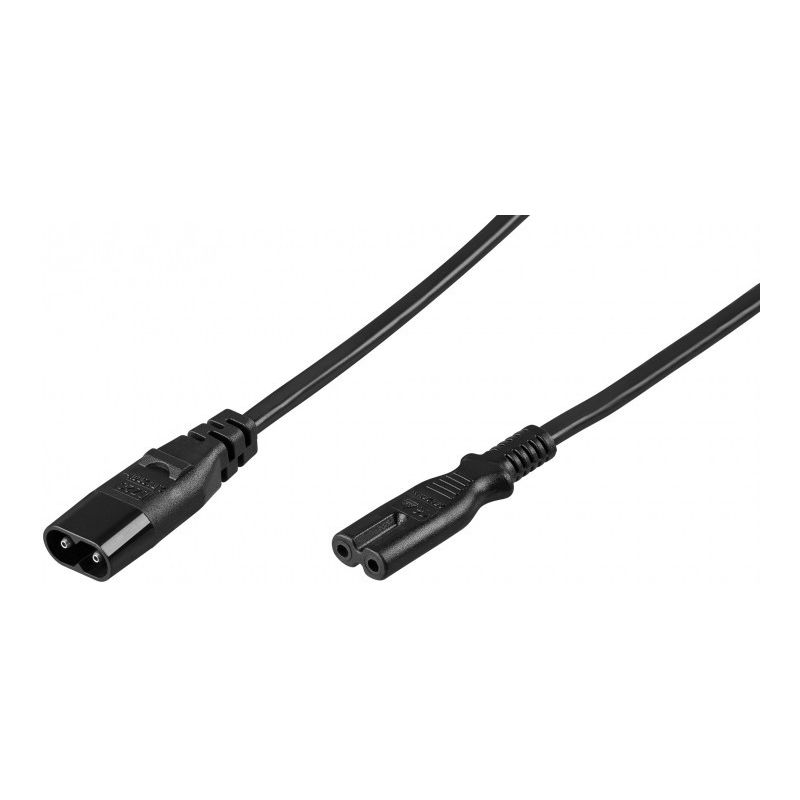 Kabel zasilający C7 do C8 2m czarny