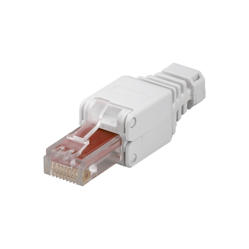 Złącze RJ45 DANICOM UTP CAT5e bez użycia narzędzi – do elastycznego i sztywnego rdzenia