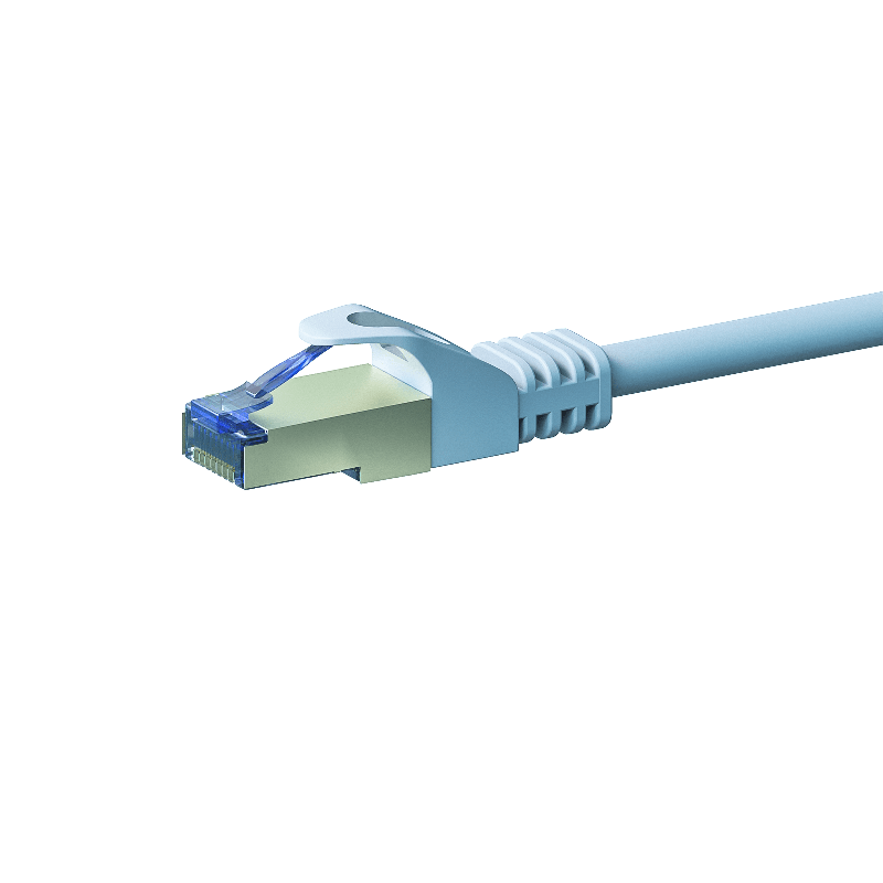 Kabel krosowy CAT6a S/FTP (PIMF) 20m biały