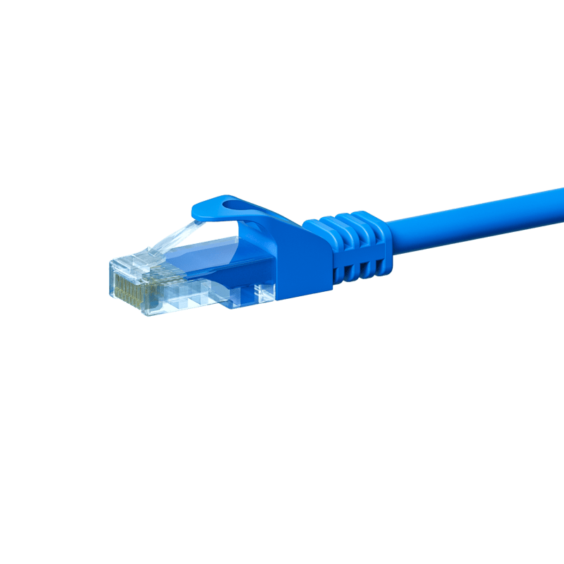 Kabel krosowy UTP CAT5e 0,50 m niebieski - CCA