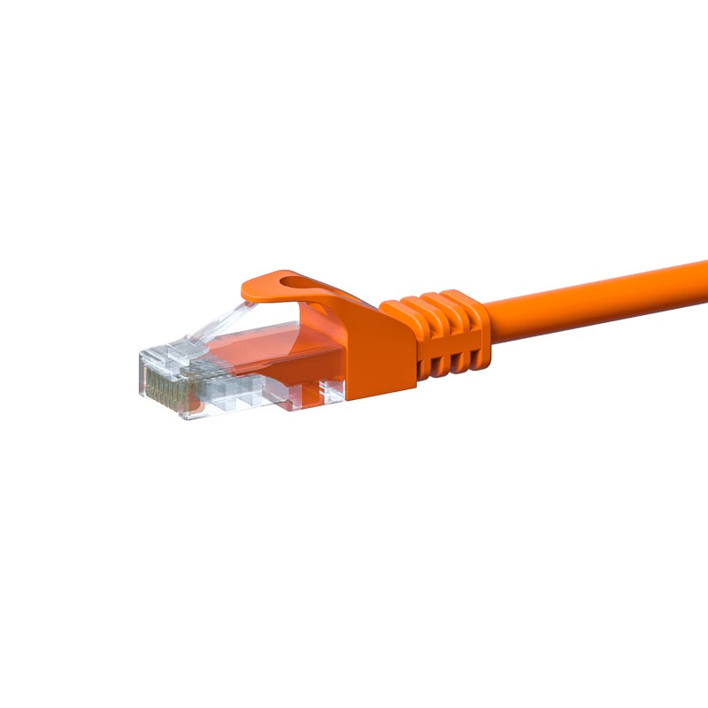 Kabel krosowy UTP CAT5e 0,50 m pomarańczowy - CCA