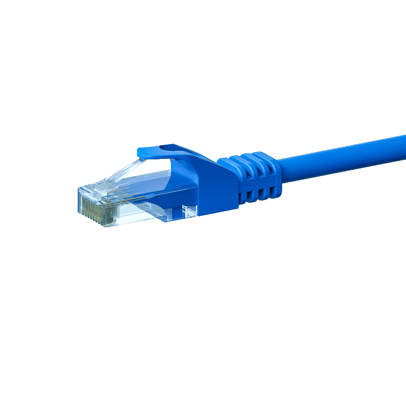 Kabel krosowy UTP CAT6 1m niebieski - CCA