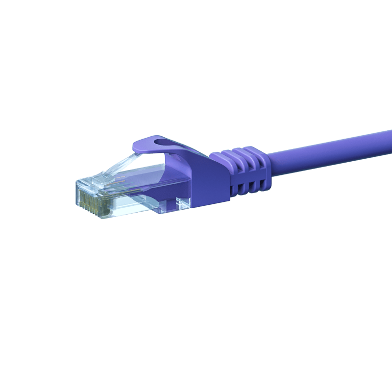 Kabel krosowy UTP CAT6 1,50 m fioletowy - CCA