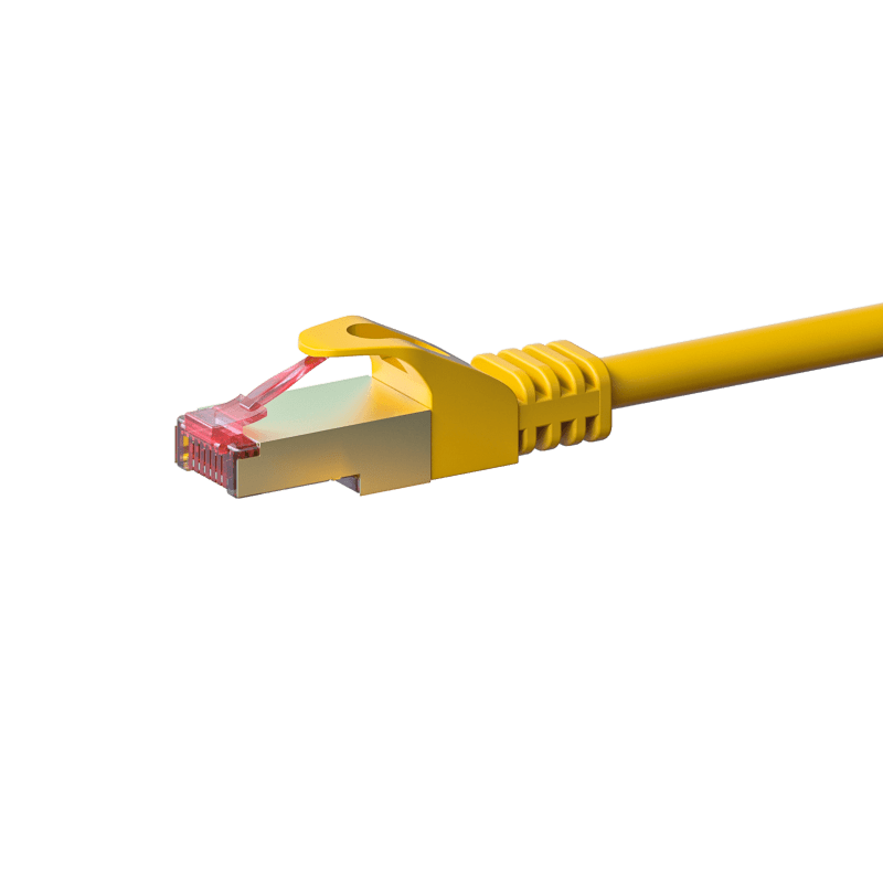 Kabel krosowy CAT6 S/FTP (PIMF) 50m żółty 
