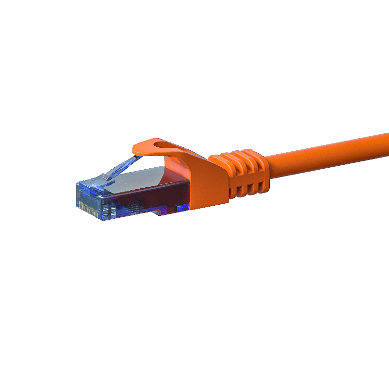 Kabel krosowy UTP CAT6a 3m pomarańczowy - 100% miedź