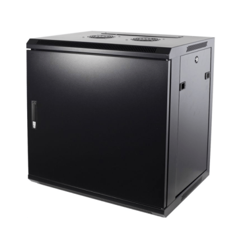 Szafka ścienna 9U z drzwiami metalowymi 600x450x500mm (szer. x gł. x wys.)