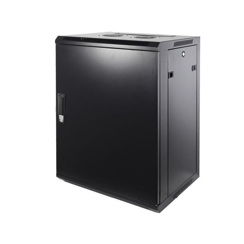 Szafka ścienna 15U z drzwiami metalowymi 600x450x770mm (szer. x gł. x wys.)