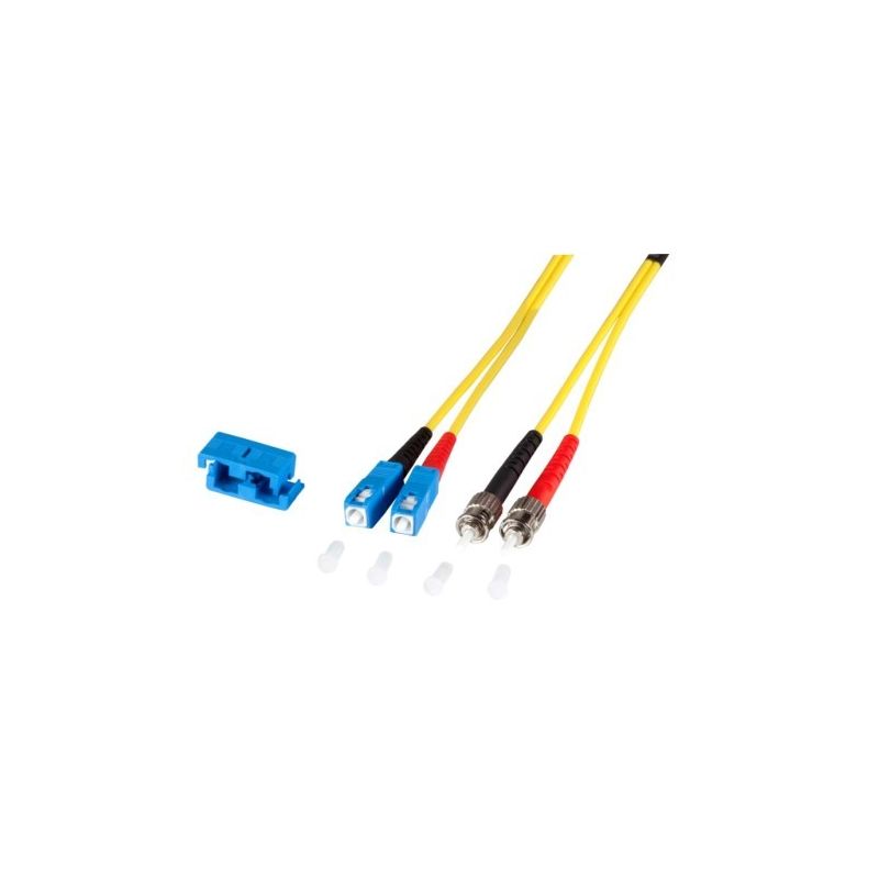 Kabel światłowodowy dupleksowy OS2 SC-ST 5m