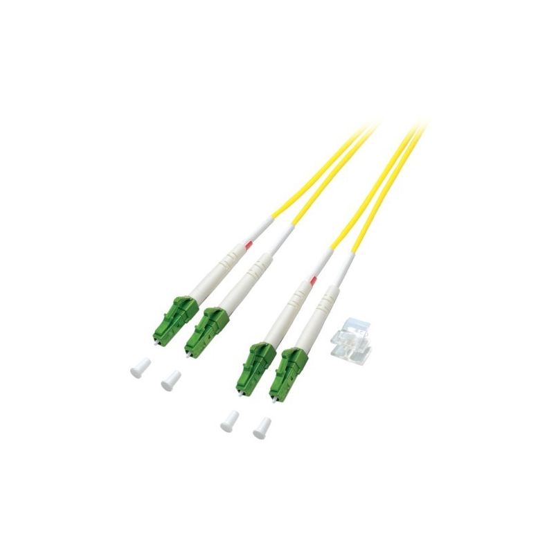 Kabel światłowodowy dupleksowy OS2 LC/APC-LC/APC 2m
