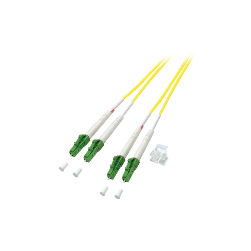 Kabel światłowodowy dupleksowy OS2 LC/APC-LC/APC 20m