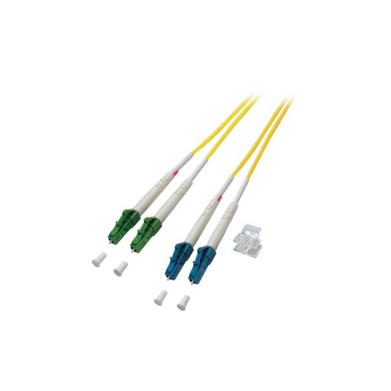Kabel światłowodowy dupleksowy OS2 LC/APC-LC 1m