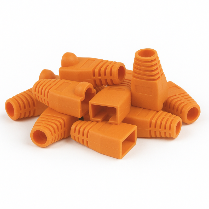 Dźwigar kablowy DANICOM RJ45 pomarańczowy - 10 sztuk