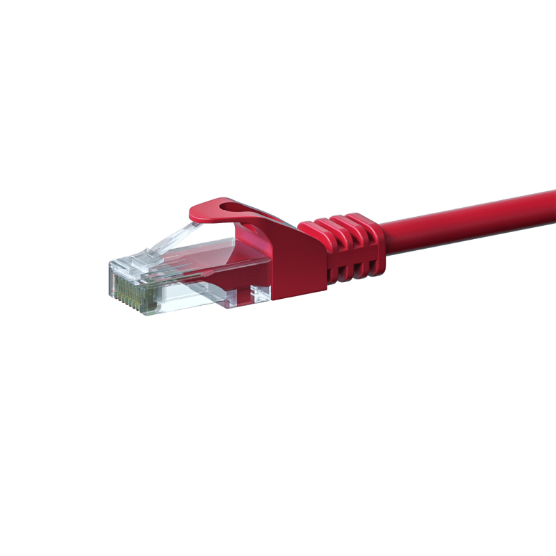 Kabel krosowy UTP CAT6 2m czerwony - CCA