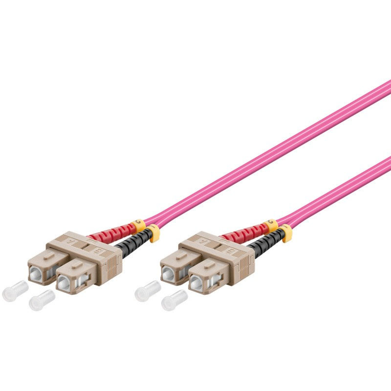 Kabel światłowodowy SC-SC OM4 20m