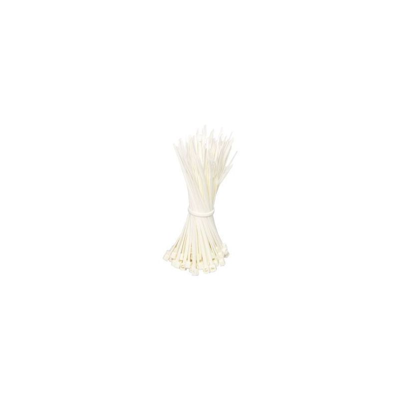 Opaski zaciskowe 200mm naturalne - 100 szt.