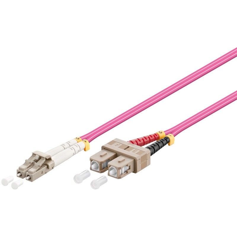 Kabel światłowodowy LC-SC OM4 0,50m