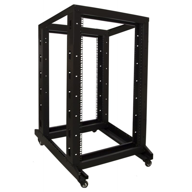 Stojak na przekaźniki 22U na kółkach 600x800x1200mm (szer. x gł. x wys.)
