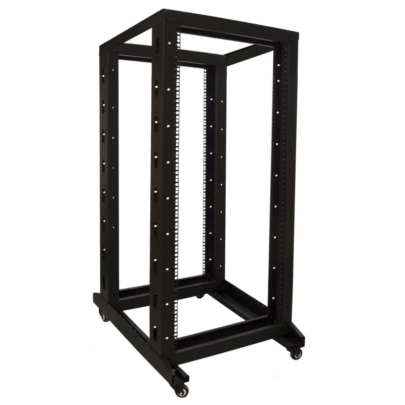 Stojak na przekaźniki 27U na kółkach 600x800x1400mm (szer. x gł. x wys.)