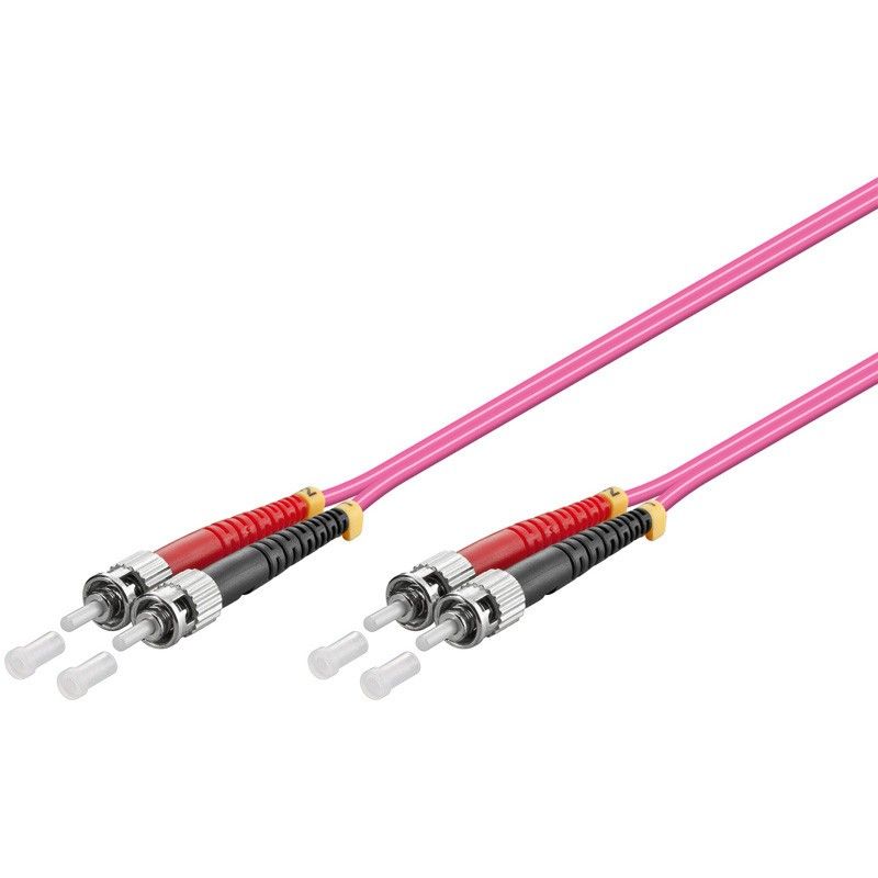 Kabel światłowodowy ST-ST OM4 1m