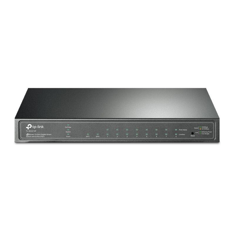TP-Link 10-portowy JetStream 2210P zarządzalny inteligentny przełącznik PoE