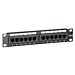 Panel krosowy UTP CAT6 10 cali - 12 portów