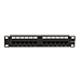 Panel krosowy UTP CAT6a 10 cali - 12 portów