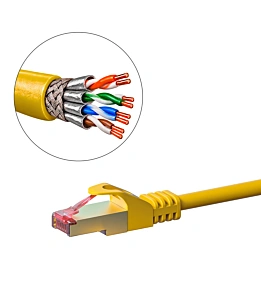 Kable krosowe Cat6 S/FTP - 100% miedź